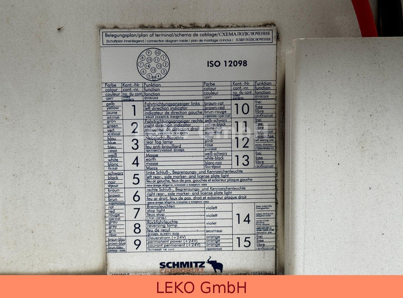 Koffer Auflieger Schmitz Cargobull SKO 24: das Bild 16