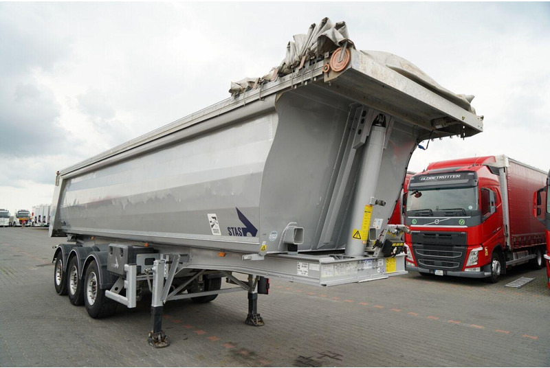 Stas WYWROTKA / 26m3 / ALUMINIOWA / OŚ PONOSZONA / SKRĘTNA / OSIE SA - Kipper Auflieger: das Bild 2 Stas WYWROTKA / 26m3 / ALUMINIOWA / OŚ PONOSZONA / SKRĘTNA / OSIE SA - Kipper Auflieger: das Bild 2