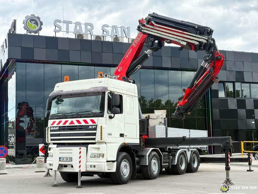 DAF XF 105.510 8x4 FASSI F800 XP Crane Fifth wheel - Autokran: das Bild 2 DAF XF 105.510 8x4 FASSI F800 XP Crane Fifth wheel - Autokran: das Bild 2