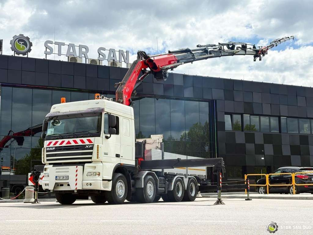 Autokran DAF  XF 105.510 8x4 FASSI F800 XP Crane Fifth wheel: das Bild 12