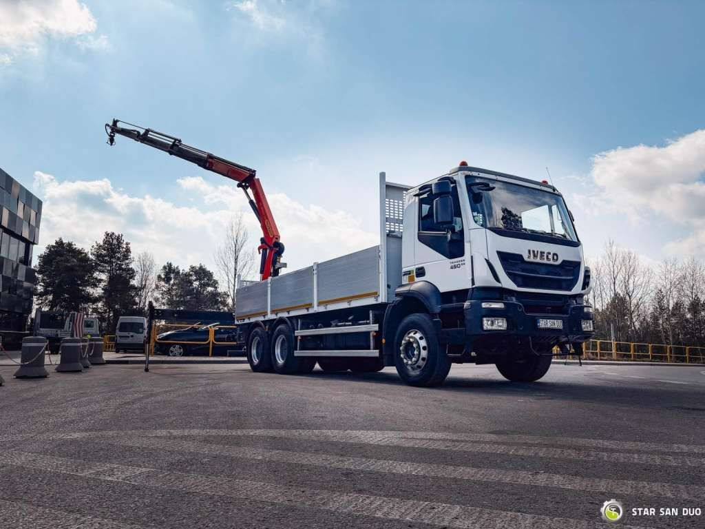 Iveco TRAKKER 450 6x4 PALFINGER PK 18502 SH Rotator - Autokran: das Bild 4 Iveco TRAKKER 450 6x4 PALFINGER PK 18502 SH Rotator - Autokran: das Bild 4