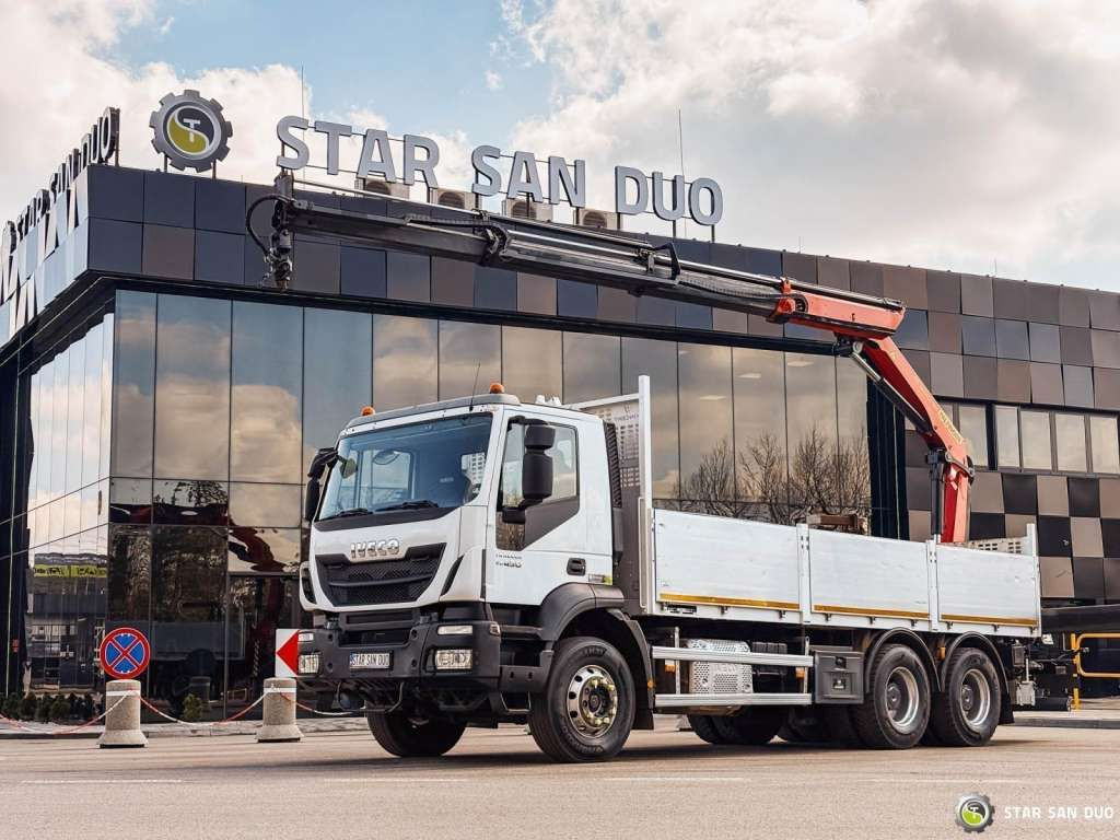 Iveco TRAKKER 450 6x4 PALFINGER PK 18502 SH Rotator - Autokran: das Bild 3 Iveco TRAKKER 450 6x4 PALFINGER PK 18502 SH Rotator - Autokran: das Bild 3