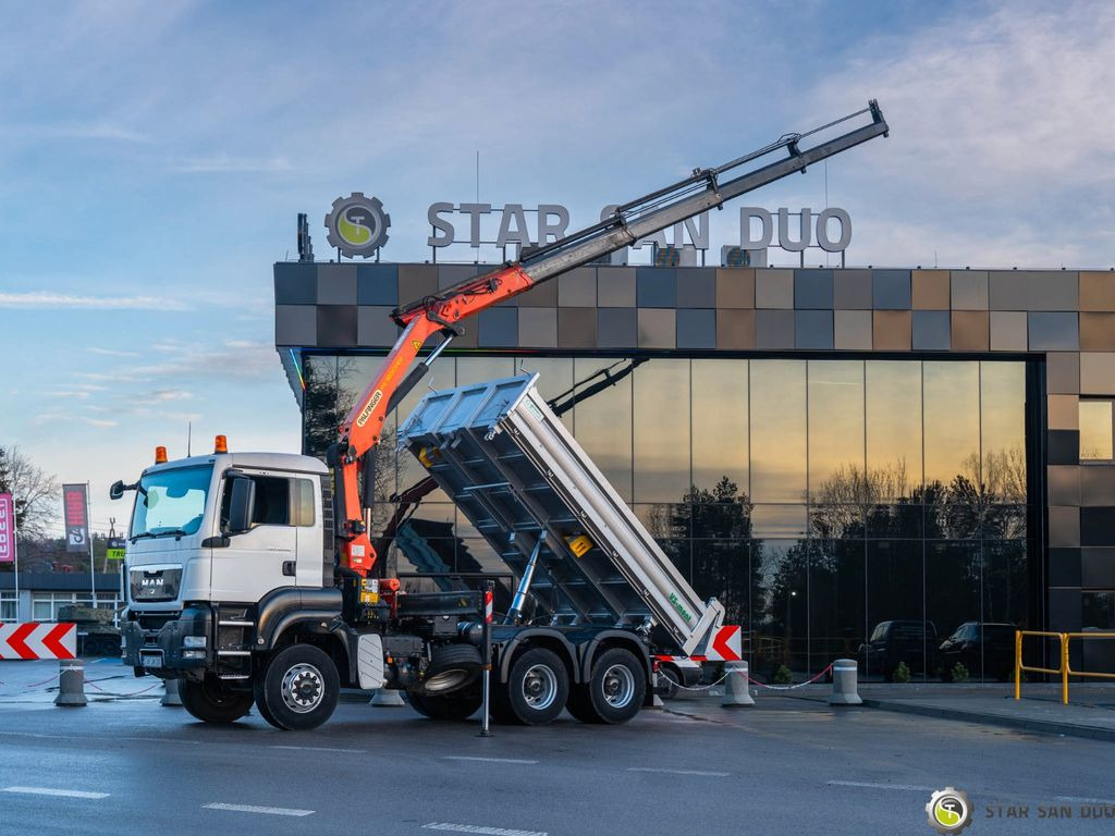 MAN 6x6 TGS 26.360 PALFINGER PK 18002 Kipper KRAN - Kipper, Autokran: das Bild 1 MAN 6x6 TGS 26.360 PALFINGER PK 18002 Kipper KRAN - Kipper, Autokran: das Bild 1