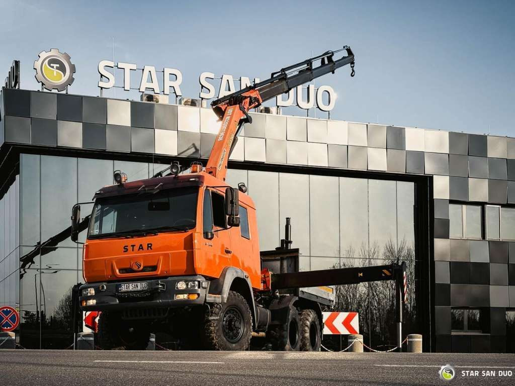 MAN STAR 266 MAN 6x6 PALFINGER PK 18001 Crane Kran - Autokran: das Bild 2 MAN STAR 266 MAN 6x6 PALFINGER PK 18001 Crane Kran - Autokran: das Bild 2