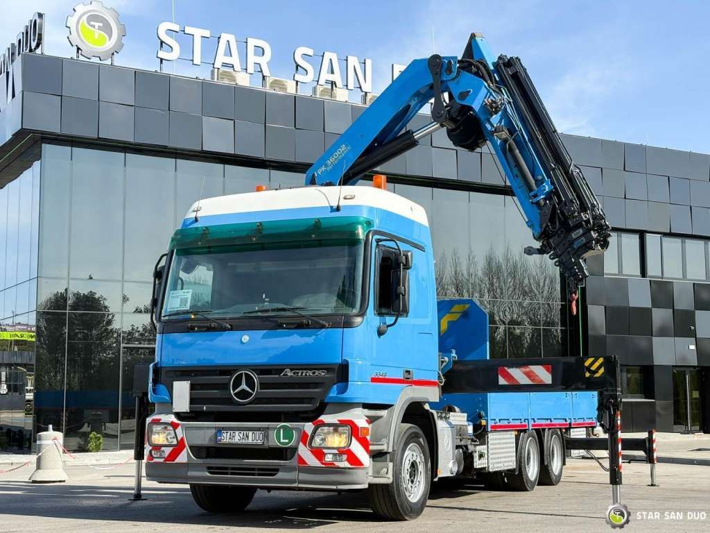 Mercedes-Benz ACTROS 2646L 6x4 PALFINGER 36002 Crane Winch - Autokran: das Bild 3 Mercedes-Benz ACTROS 2646L 6x4 PALFINGER 36002 Crane Winch - Autokran: das Bild 3