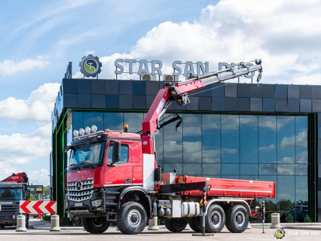 Mercedes-Benz AROCS 3345 6x6 HMF 3220 Winch Crane Tipper - Kipper: das Bild 3 Mercedes-Benz AROCS 3345 6x6 HMF 3220 Winch Crane Tipper - Kipper: das Bild 3