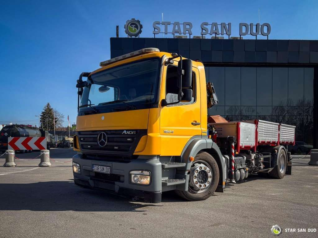 Mercedes-Benz AXOR 1824 4x2 HMF 975 HDS Crane Rotator Kipper Mercedes-Benz AXOR 1824 4x2 HMF 975 HDS Crane Rotator Kipper - Kipper: das Bild 3 Mercedes-Benz AXOR 1824 4x2 HMF 975 HDS Crane Rotator Kipper Mercedes-Benz AXOR 1824 4x2 HMF 975 HDS Crane Rotator Kipper - Kipper: das Bild 3
