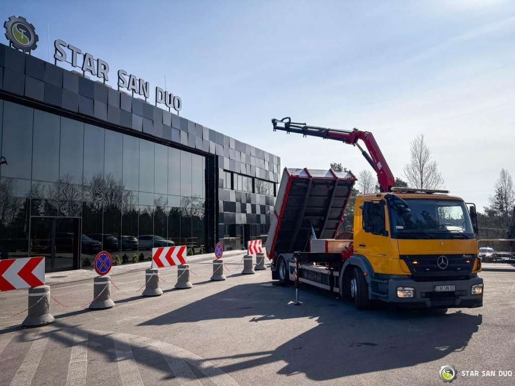 Mercedes-Benz AXOR 1824 4x2 HMF 975 HDS Crane Rotator Kipper - Autokran: das Bild 5 Mercedes-Benz AXOR 1824 4x2 HMF 975 HDS Crane Rotator Kipper - Autokran: das Bild 5