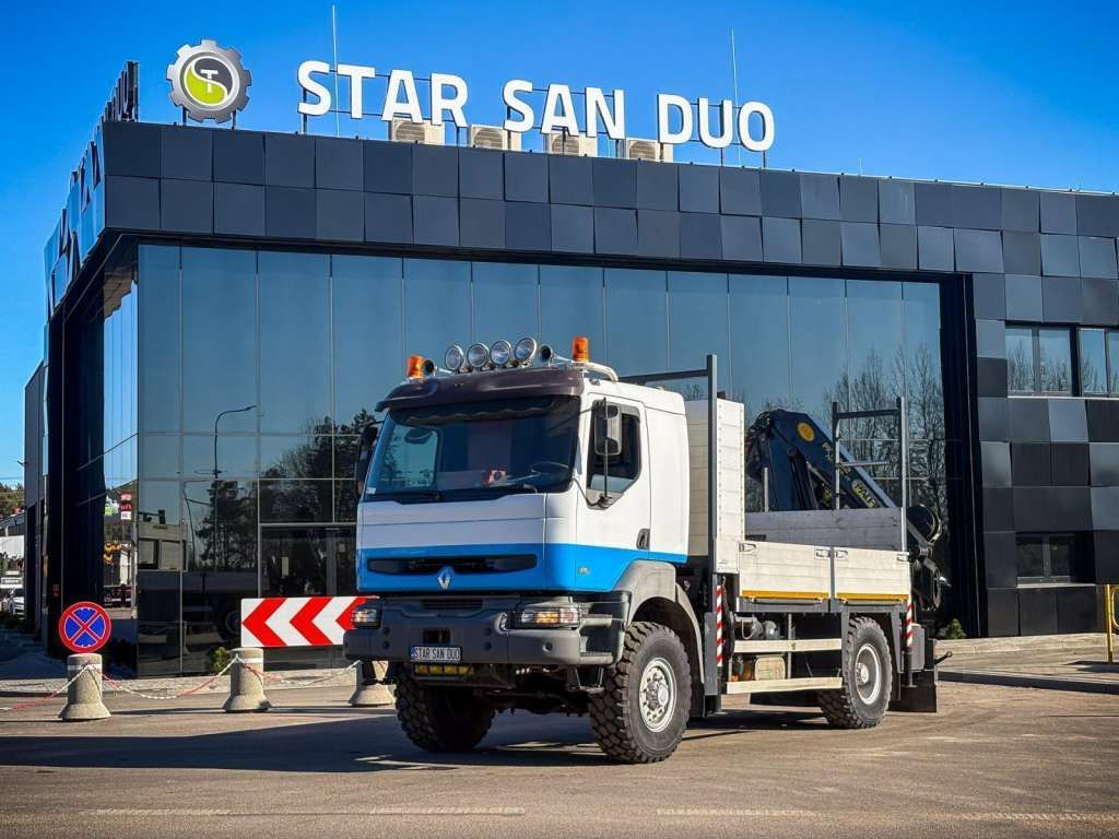Renault KERAX 270 4x4 PALFINGER PK 16502 CRANE WINCH - Autokran, Pritsche LKW: das Bild 5 Renault KERAX 270 4x4 PALFINGER PK 16502 CRANE WINCH - Autokran, Pritsche LKW: das Bild 5