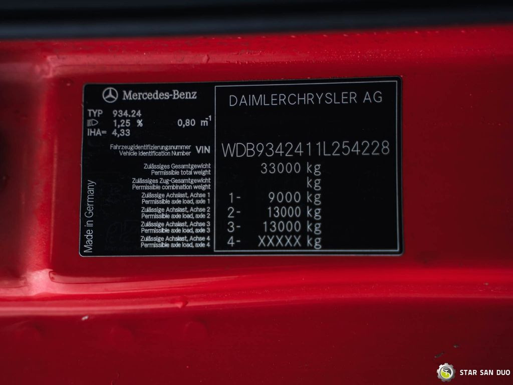 Sattelzugmaschine Mercedes-Benz ACTROS 2648 6x4 PALFINGER PK 29002 EURO 5 JIB: das Bild 17