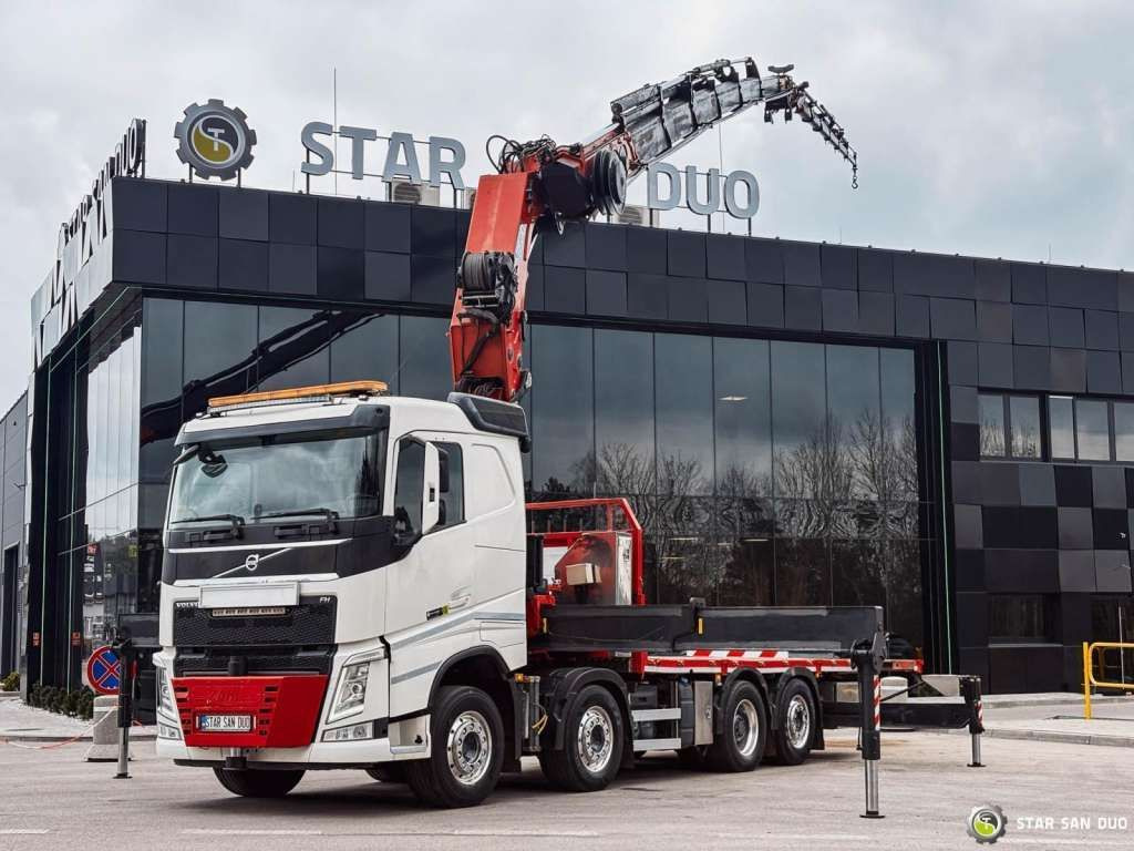 Volvo FH 550 8x2 HMF 8520 FLY JIB Winch Crane Euro 6 - Autokran: das Bild 1 Volvo FH 550 8x2 HMF 8520 FLY JIB Winch Crane Euro 6 - Autokran: das Bild 1