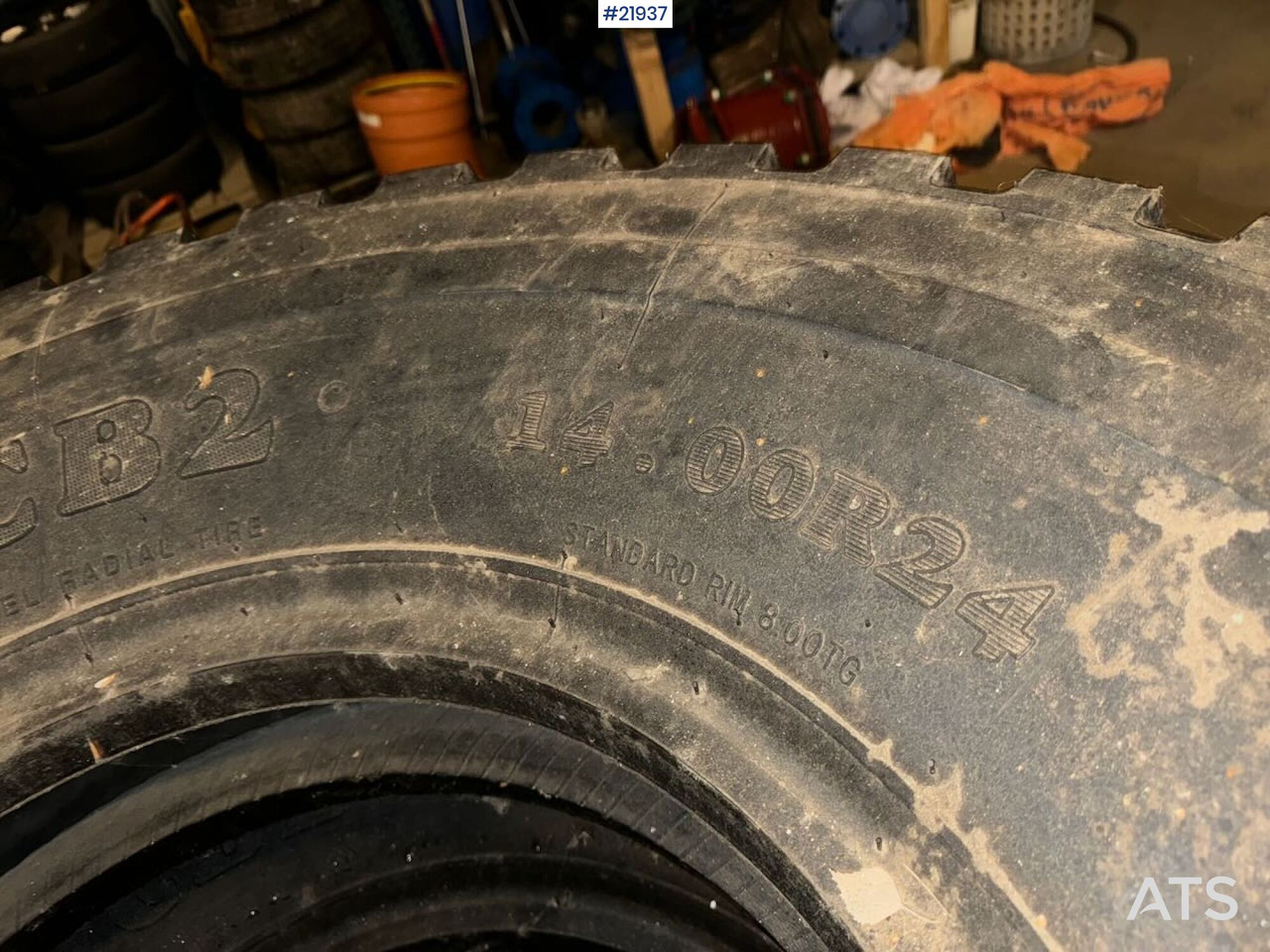 4 stk dekk til hjullaster eller veghøvel - Reifen für Baumaschine: das Bild 4 4 stk dekk til hjullaster eller veghøvel - Reifen für Baumaschine: das Bild 4