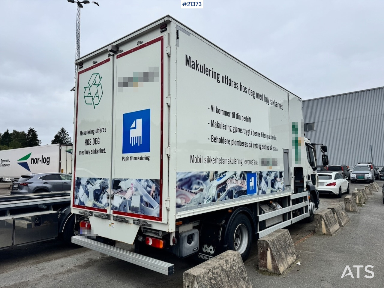 Industrie Schredder, LKW DAF LF 260: das Bild 7