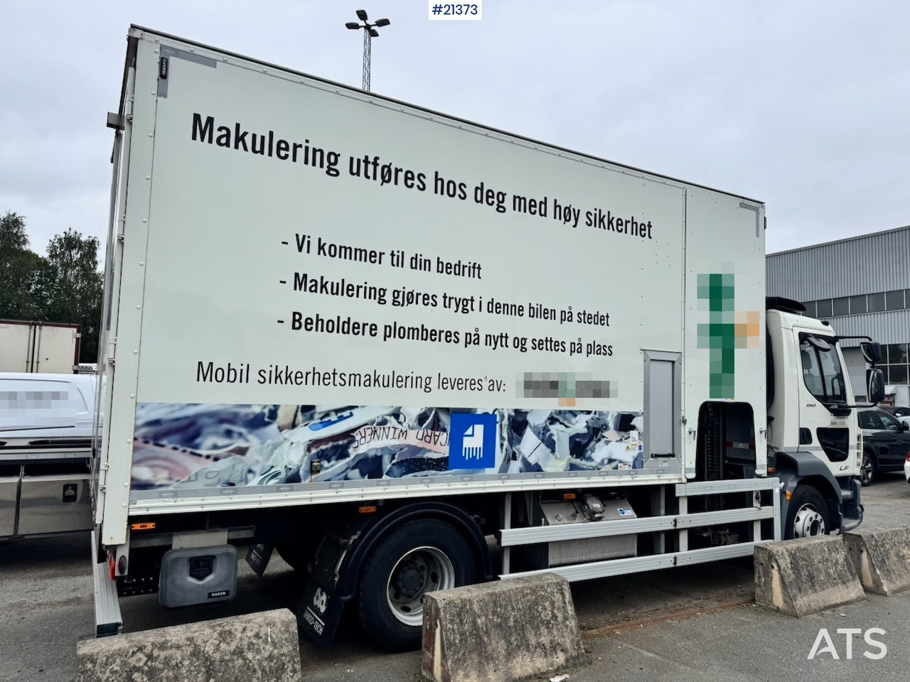 Industrie Schredder, LKW DAF LF 260: das Bild 6