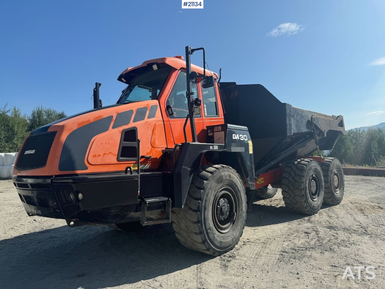 Doosan DA 30 Dumper - Knickgelenkter Dumper: das Bild 1 Doosan DA 30 Dumper - Knickgelenkter Dumper: das Bild 1