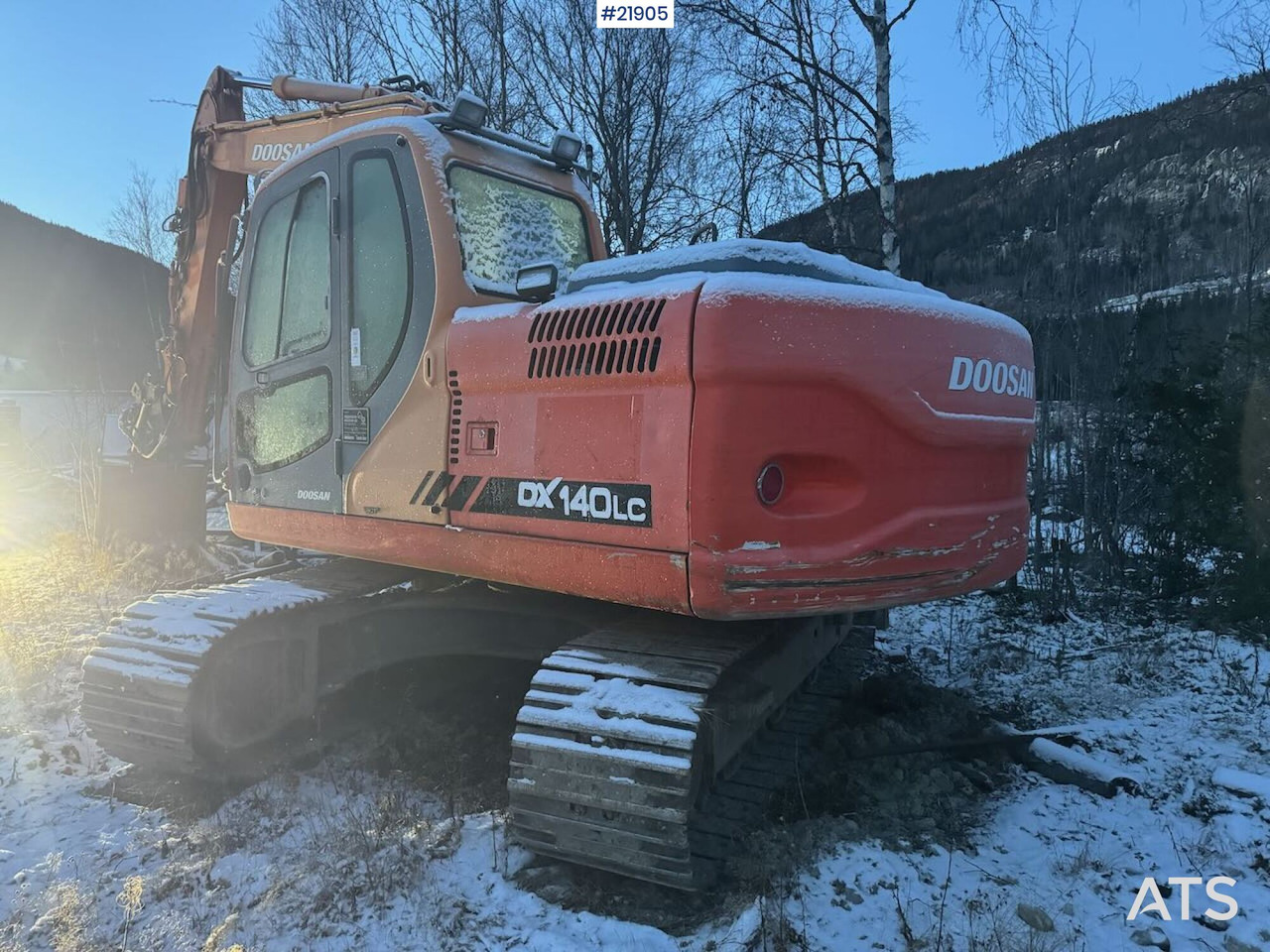 Doosan DX140LC Beltegraver m/ Engcon tilt og 2 skuffer. Nye belter. - Kettenbagger: das Bild 5 Doosan DX140LC Beltegraver m/ Engcon tilt og 2 skuffer. Nye belter. - Kettenbagger: das Bild 5