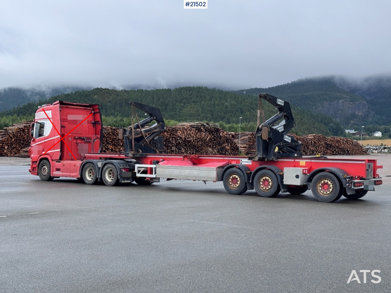 Hammar 195 S Sidelaster - Fahrgestell Auflieger: das Bild 4 Hammar 195 S Sidelaster - Fahrgestell Auflieger: das Bild 4