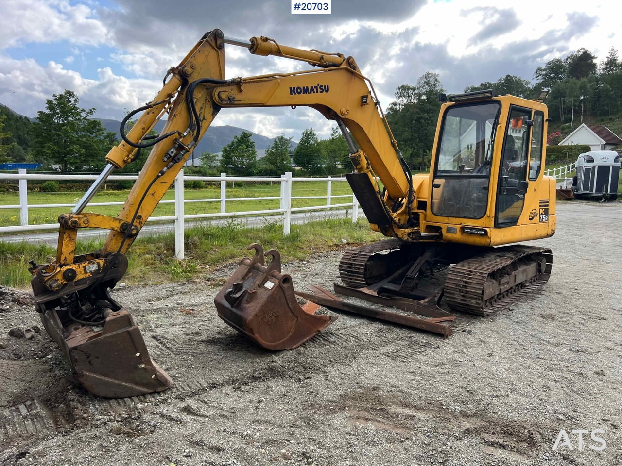 Komatsu PC75 - Bagger: das Bild 1 Komatsu PC75 - Bagger: das Bild 1