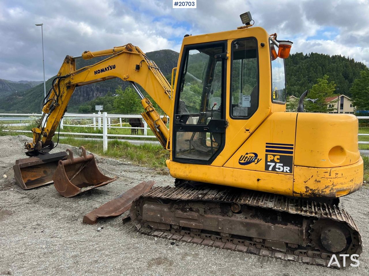 Komatsu PC75 - Bagger: das Bild 5 Komatsu PC75 - Bagger: das Bild 5