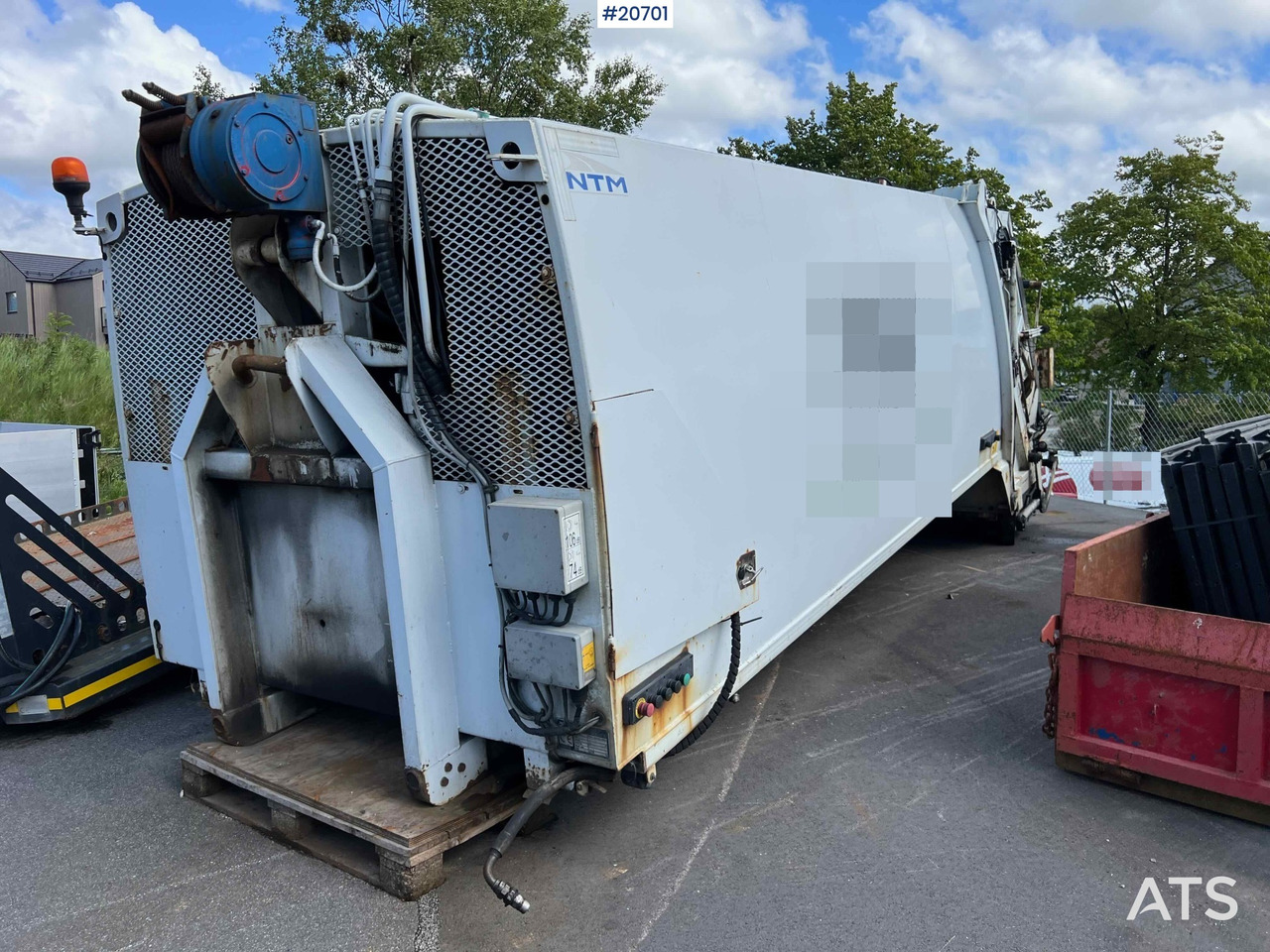 Komprimator på krokramme - Abrollcontainer: das Bild 1 Komprimator på krokramme - Abrollcontainer: das Bild 1