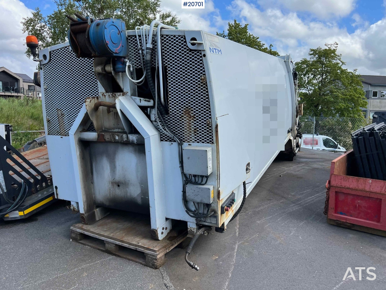 Komprimator på krokramme - Abrollcontainer: das Bild 2 Komprimator på krokramme - Abrollcontainer: das Bild 2