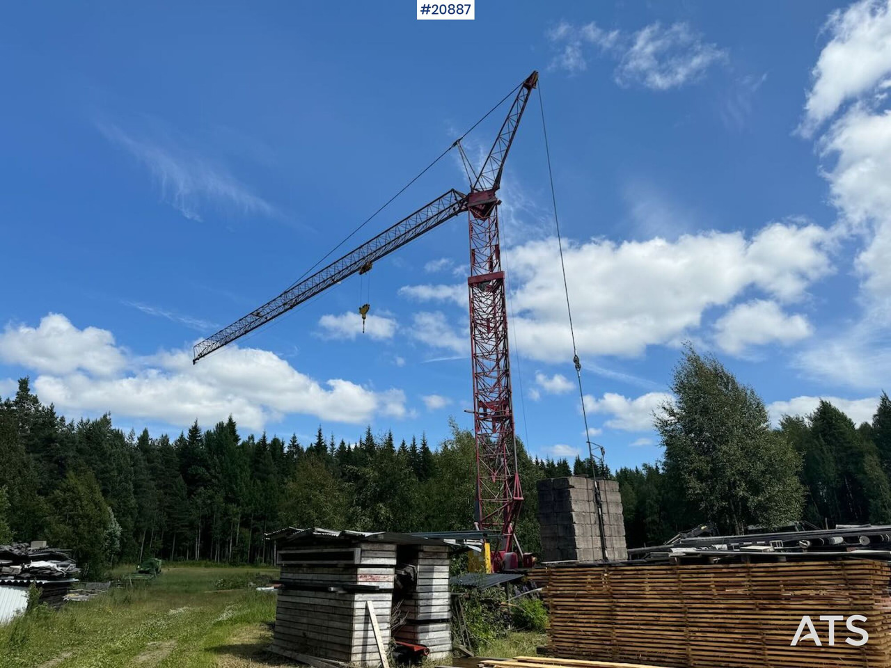 Krøll K35E - Turmkran: das Bild 1 Krøll K35E - Turmkran: das Bild 1