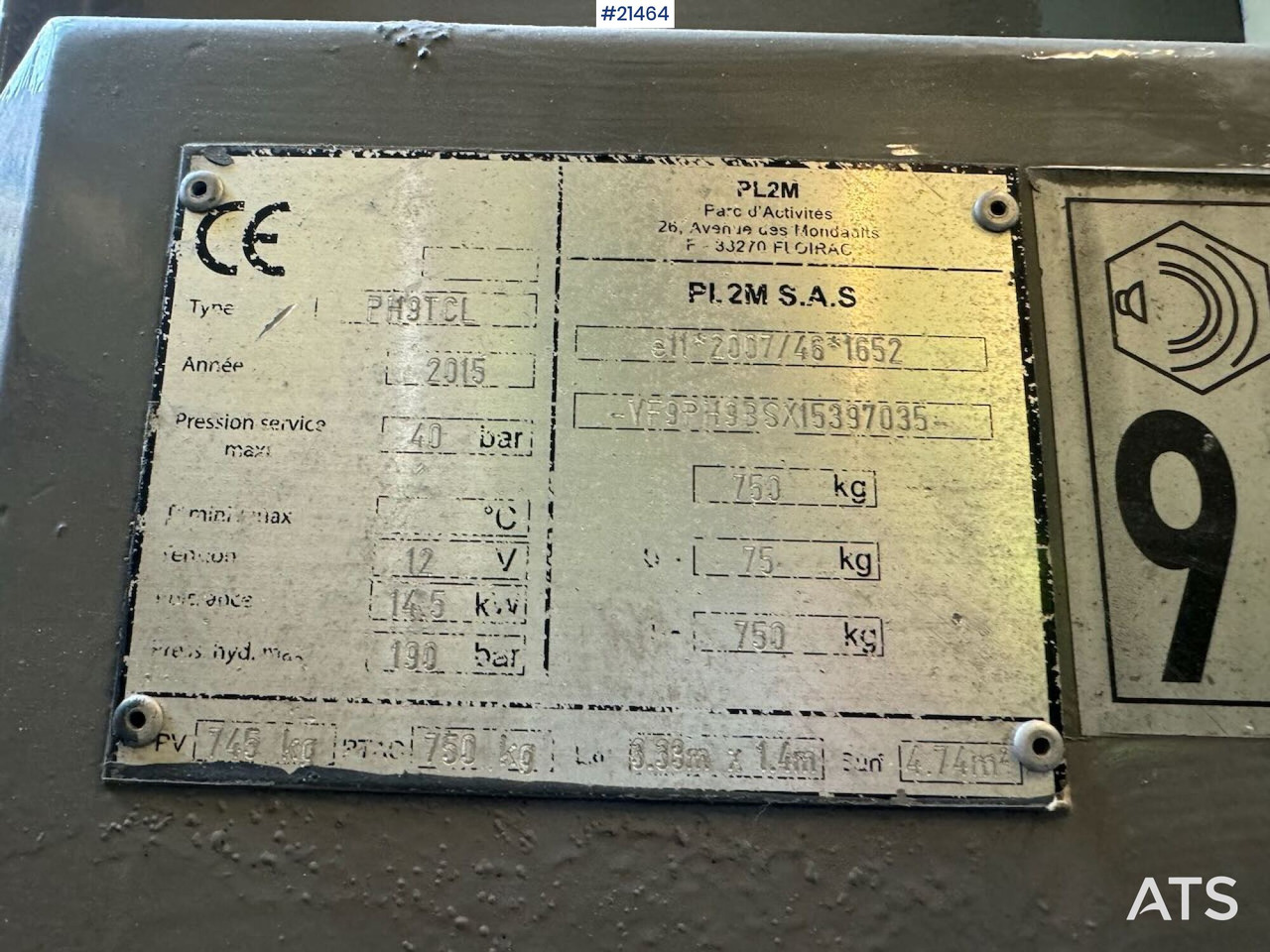 Lancy PH9TCL Gysepumpe - Stationäre Betonpumpe: das Bild 5 Lancy PH9TCL Gysepumpe - Stationäre Betonpumpe: das Bild 5