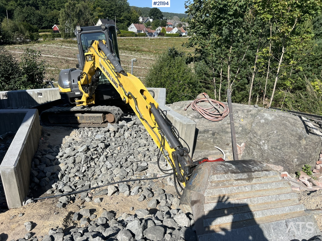 Kettenbagger New Holland E55B: das Bild 6