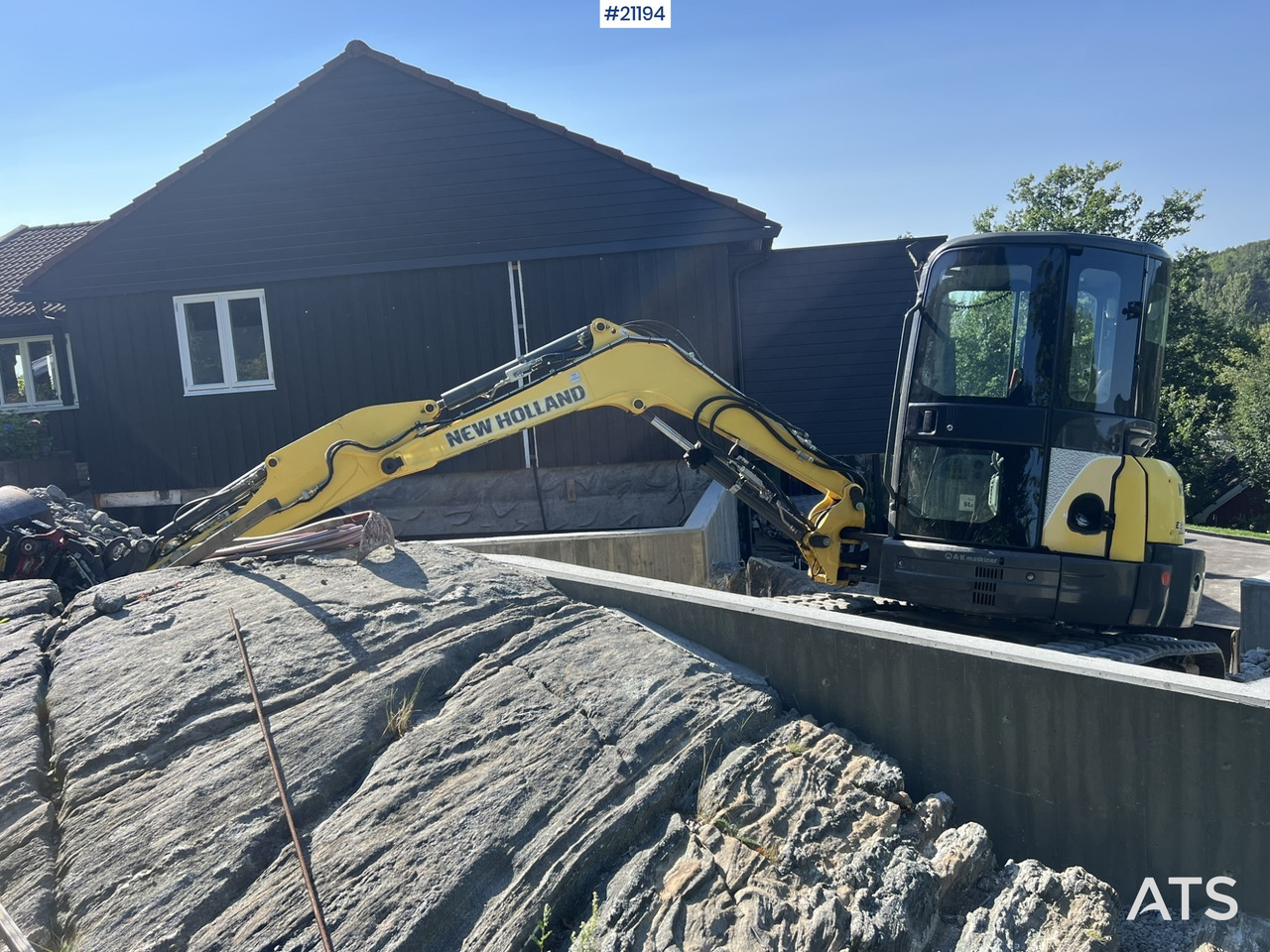 Kettenbagger New Holland E55B: das Bild 9