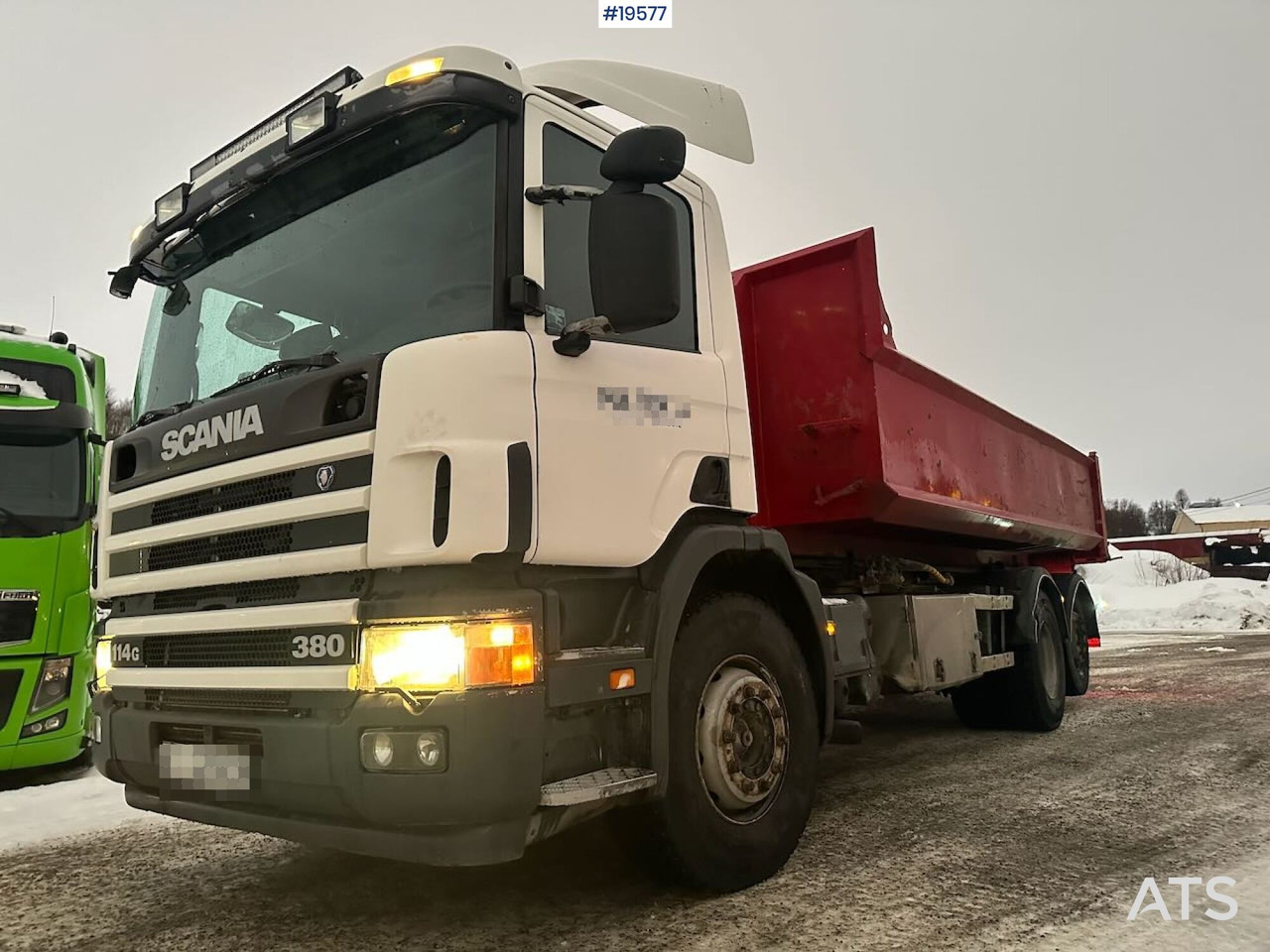 Scania P114 - Abrollkipper: das Bild 1 Scania P114 - Abrollkipper: das Bild 1