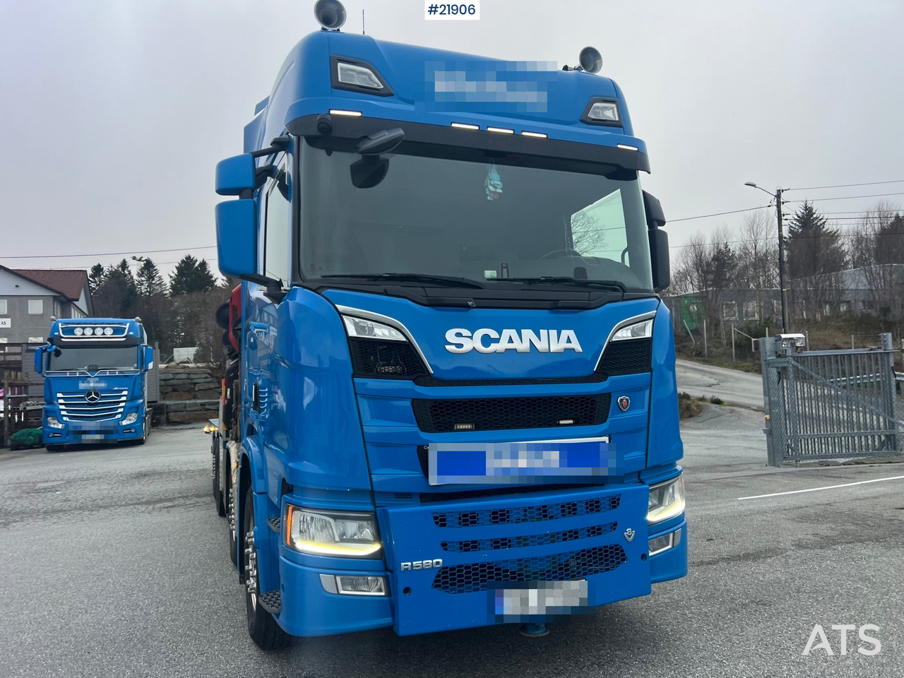 Scania R580 8x2 kranbil m/ 95t/m hmf kran, jibb , vinsj og konar planslep - Autokran: das Bild 5 Scania R580 8x2 kranbil m/ 95t/m hmf kran, jibb , vinsj og konar planslep - Autokran: das Bild 5