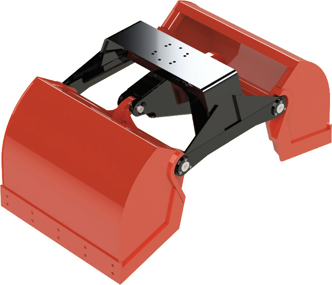 Clamshell bucket with high capacity BV-S 1000 - Zweischalengreifer für Ladekran: das Bild 1 Clamshell bucket with high capacity BV-S 1000 - Zweischalengreifer für Ladekran: das Bild 1