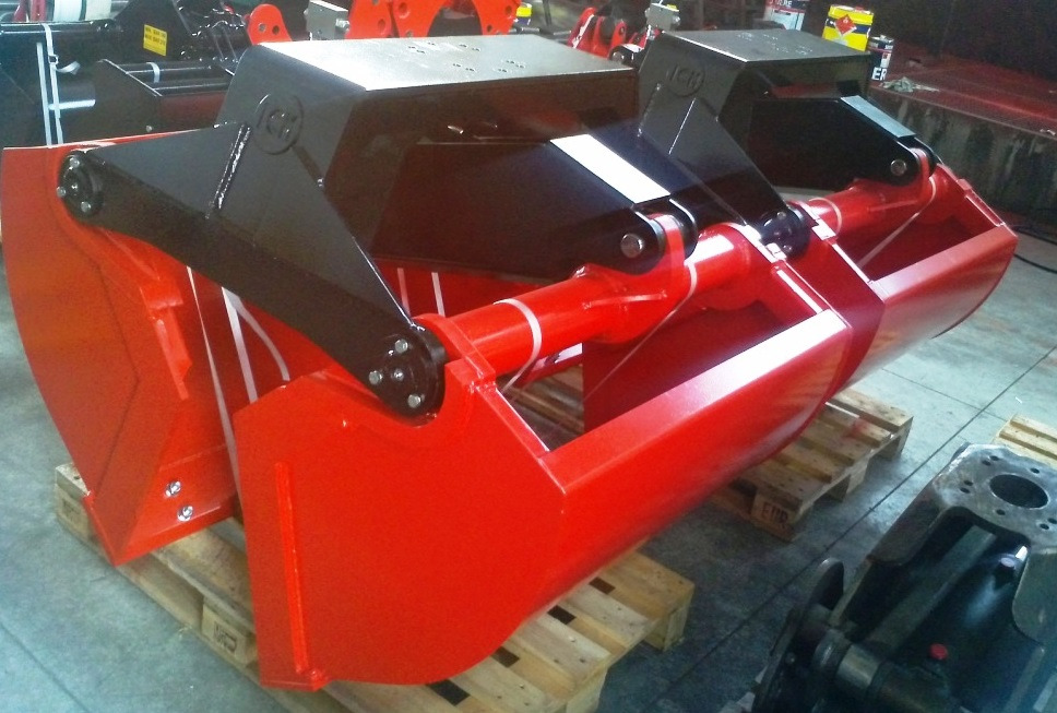 Clamshell bucket with high capacity BV-S 1000 - Zweischalengreifer für Ladekran: das Bild 2 Clamshell bucket with high capacity BV-S 1000 - Zweischalengreifer für Ladekran: das Bild 2