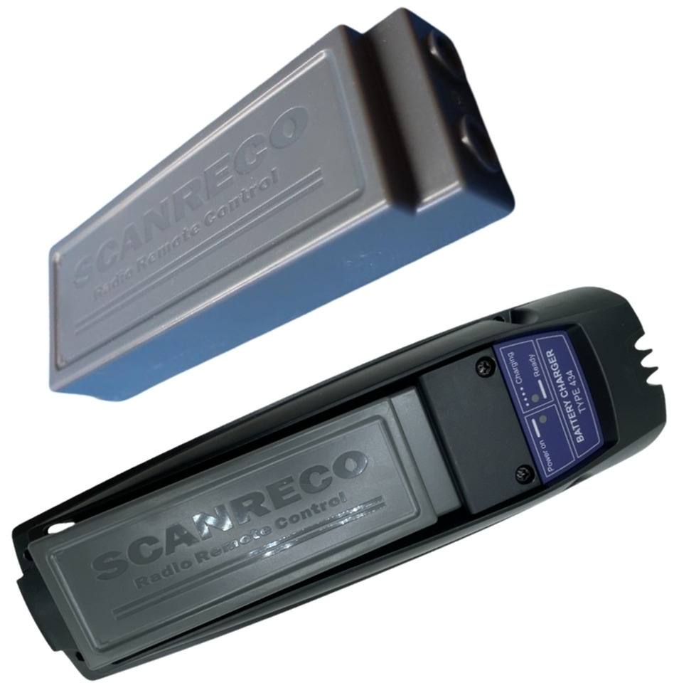 ORIGINAL SCANRECO PACK: 2 BATTERIES + 1 CHARGER OCB - Elektrische Ausrüstung für Ladekran: das Bild 2 ORIGINAL SCANRECO PACK: 2 BATTERIES + 1 CHARGER OCB - Elektrische Ausrüstung für Ladekran: das Bild 2