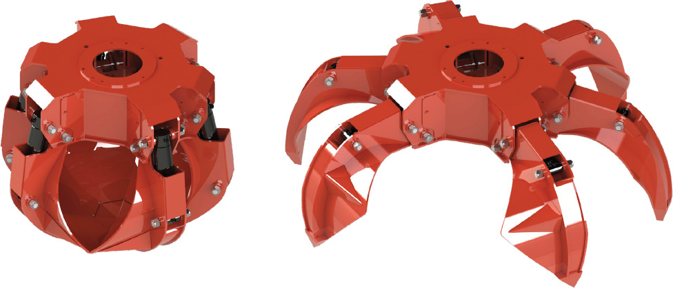 Polyp grab PLP 270/6 - Greifer für Ladekran: das Bild 1 Polyp grab PLP 270/6 - Greifer für Ladekran: das Bild 1