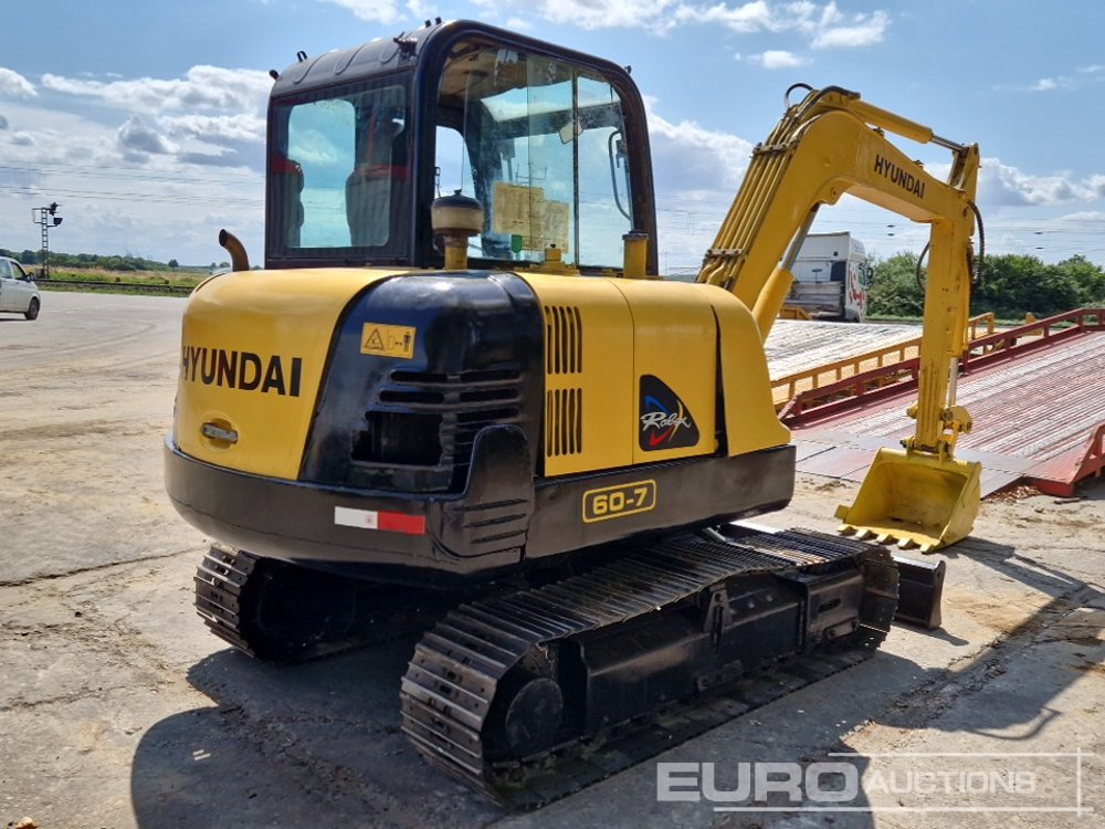 2013 Hyundai R60-7 - Minibagger: das Bild 5 2013 Hyundai R60-7 - Minibagger: das Bild 5