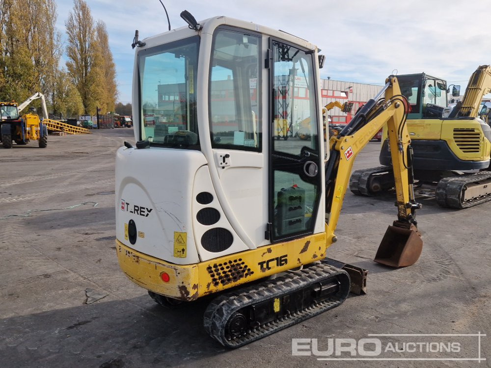2014 Terex TC16 - Minibagger: das Bild 4 2014 Terex TC16 - Minibagger: das Bild 4