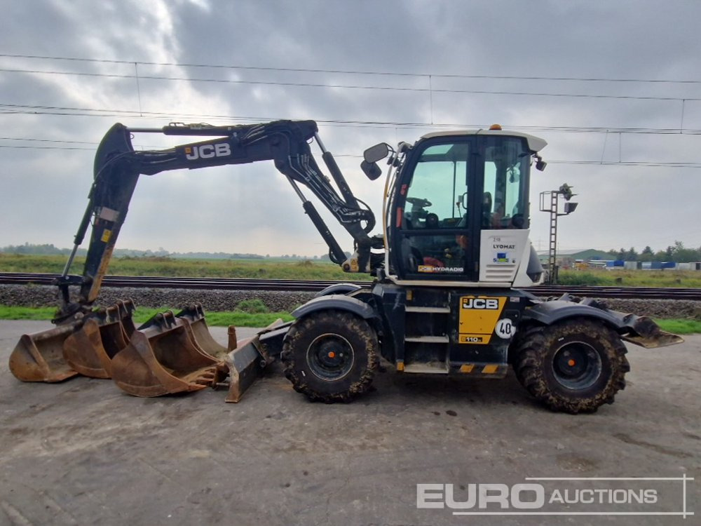 2018 JCB Hydradig HD110WT - Mobilbagger: das Bild 2 2018 JCB Hydradig HD110WT - Mobilbagger: das Bild 2