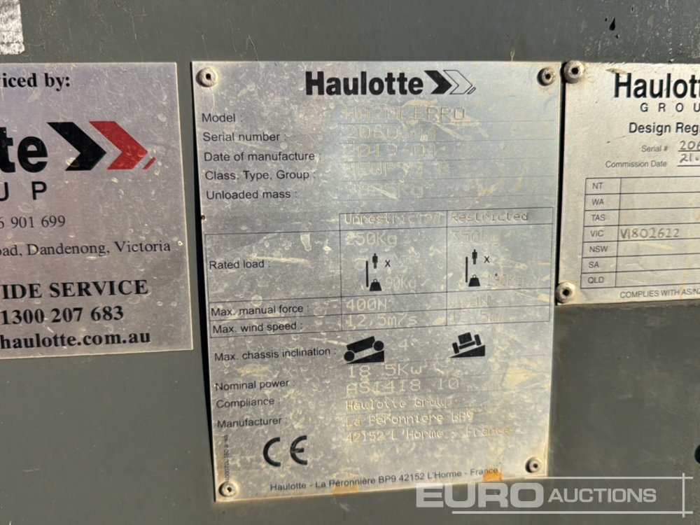 Arbeitsbühne 2019 Haulotte HA20LE PRO: das Bild 40
