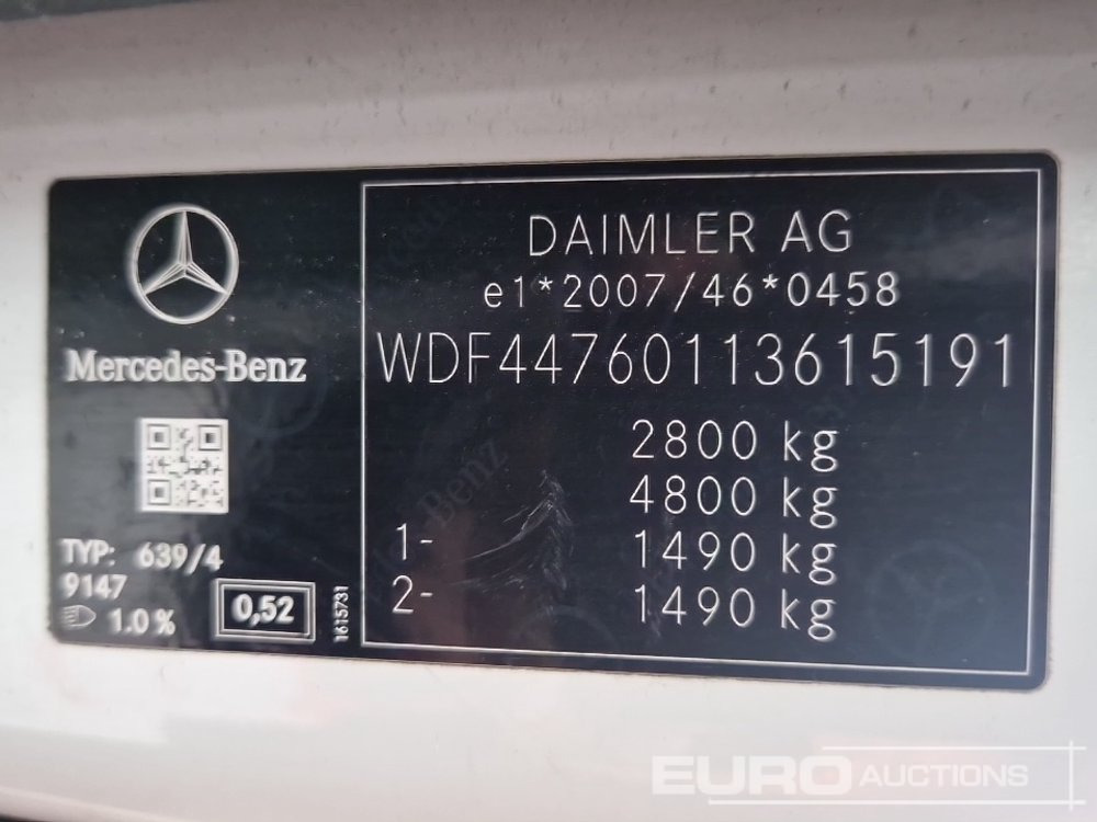 Transporter 2020 Mercedes Benz VITO 111CDI: das Bild 31