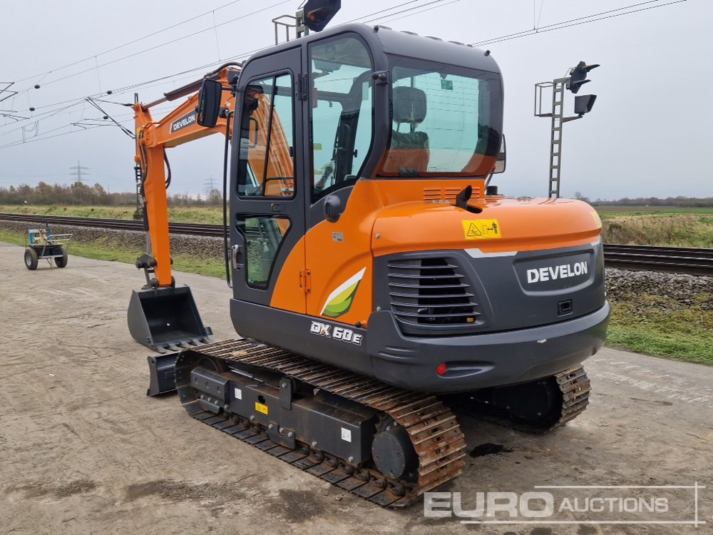 Unused 2024 Develon DX60E-10N - Minibagger: das Bild 3 Unused 2024 Develon DX60E-10N - Minibagger: das Bild 3