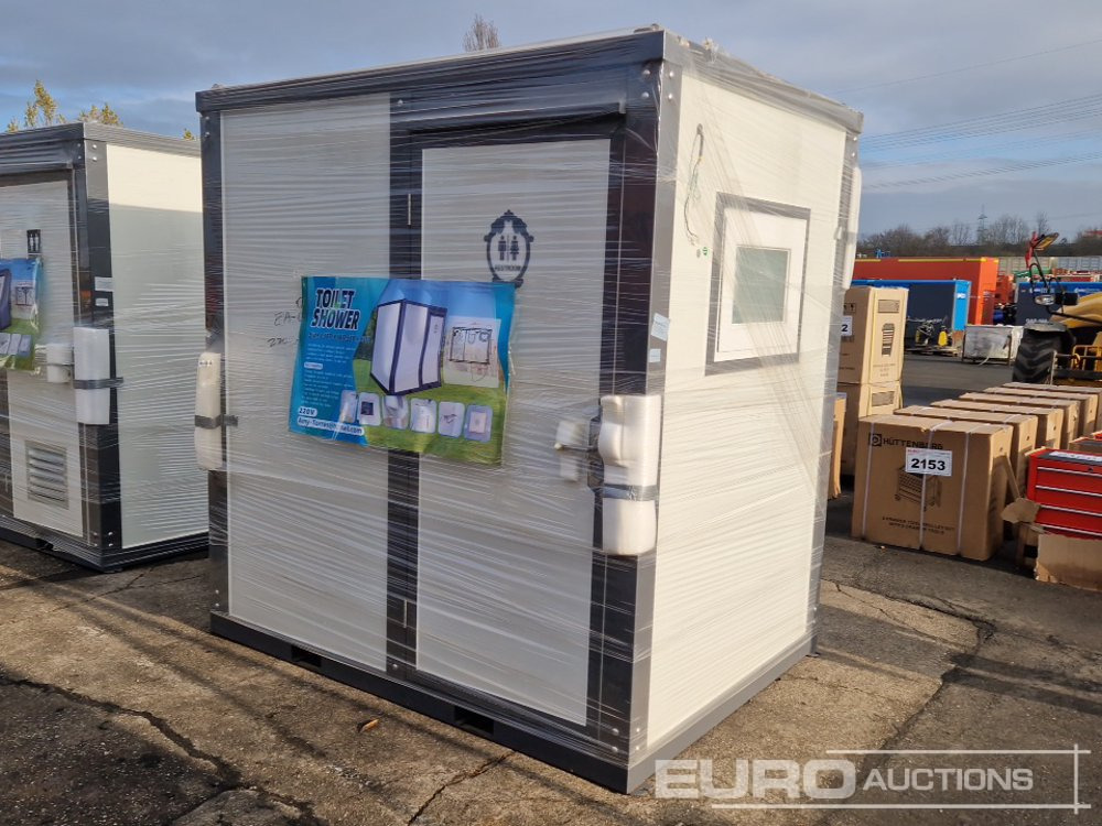 Unused 220V Portable Toilet + Shower - Seecontainer: das Bild 1 Unused 220V Portable Toilet + Shower - Seecontainer: das Bild 1