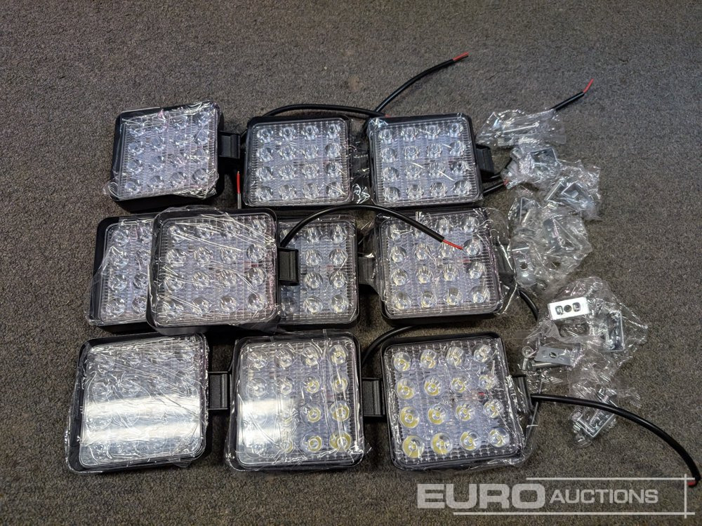 Baugeräte Unused LED Work Lights, 48w, 12V/24V, Adjustable Bracket, IP67 Waterproof, 6000k White (10 of): das Bild 10
