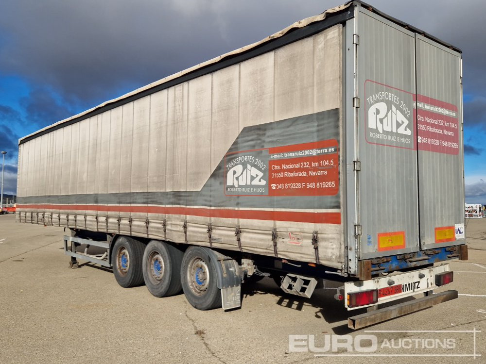 2001 Trailer Profi PRSH24 3 Axle Cuartainsider Trailer (Spanish Reg Docs Available / Documentación Española Disponible) - Planenauflieger: das Bild 4 2001 Trailer Profi PRSH24 3 Axle Cuartainsider Trailer (Spanish Reg Docs Available / Documentación Española Disponible) - Planenauflieger: das Bild 4