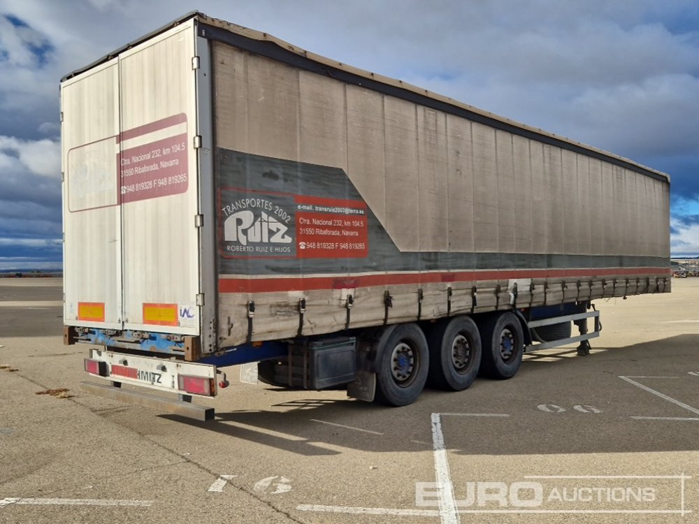 2001 Trailer Profi PRSH24 3 Axle Cuartainsider Trailer (Spanish Reg Docs Available / Documentación Española Disponible) - Planenauflieger: das Bild 3 2001 Trailer Profi PRSH24 3 Axle Cuartainsider Trailer (Spanish Reg Docs Available / Documentación Española Disponible) - Planenauflieger: das Bild 3