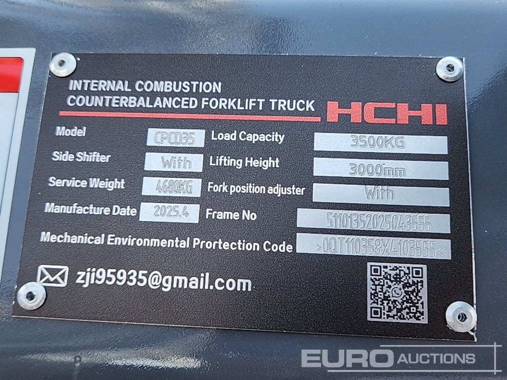 Gabelstapler Unused 2025 HCHI CPCD35: das Bild 29