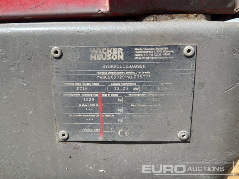 Minibagger Wacker Neuson ET16: das Bild 42