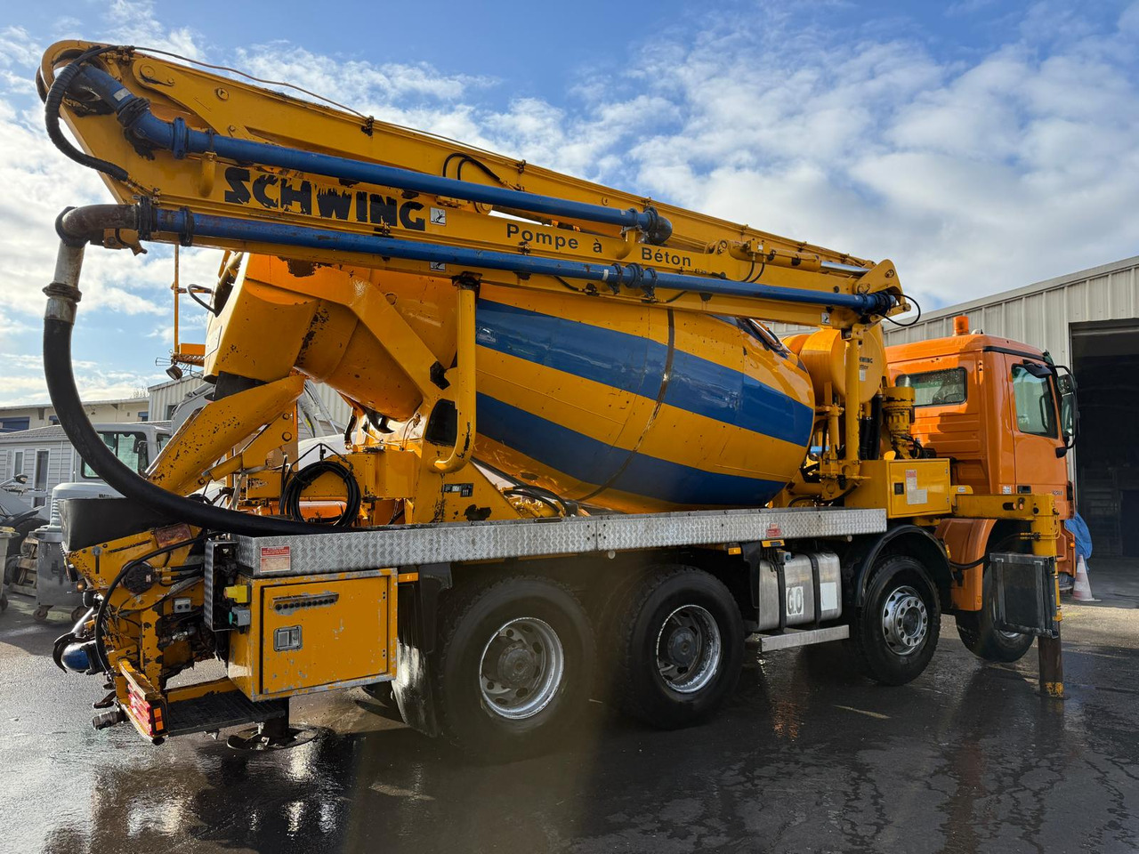 Camion pumi Mercedes Benz Actros 3241 BA-654-EE - Betonpumpe: das Bild 4 Camion pumi Mercedes Benz Actros 3241 BA-654-EE - Betonpumpe: das Bild 4