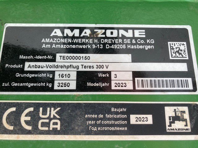 Amazone Teres 300 V 5 0 100 - Pflug: das Bild 2 Amazone Teres 300 V 5 0 100 - Pflug: das Bild 2
