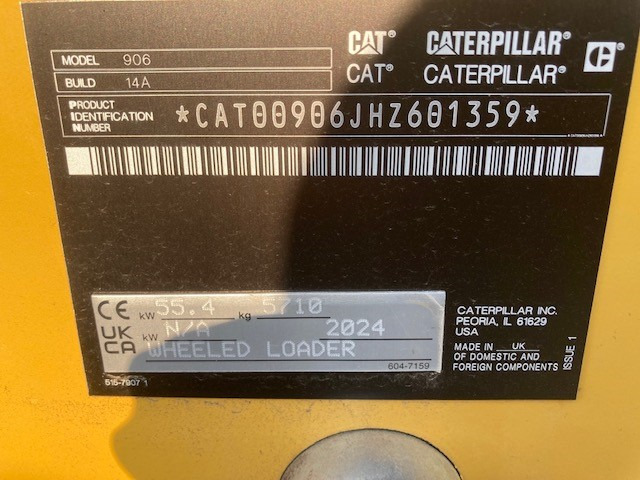 Caterpillar 906-14A - Radlader: das Bild 2 Caterpillar 906-14A - Radlader: das Bild 2